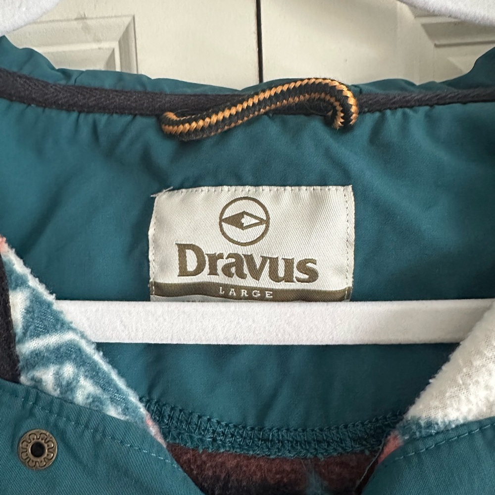 Dravus Aztec Pattern Hooded Pullover Jacket l - image 5